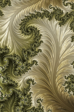 Sage Leaf - A Fractal Abstract